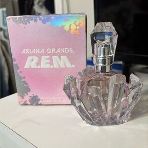 Ariana Grande Fragrance in Pink and Purple Packaging